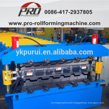 Steel sheet double layer roll forming machine